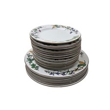 Tienshan Magnolia Dinnerware 17 Piece Plate Set Service for 5