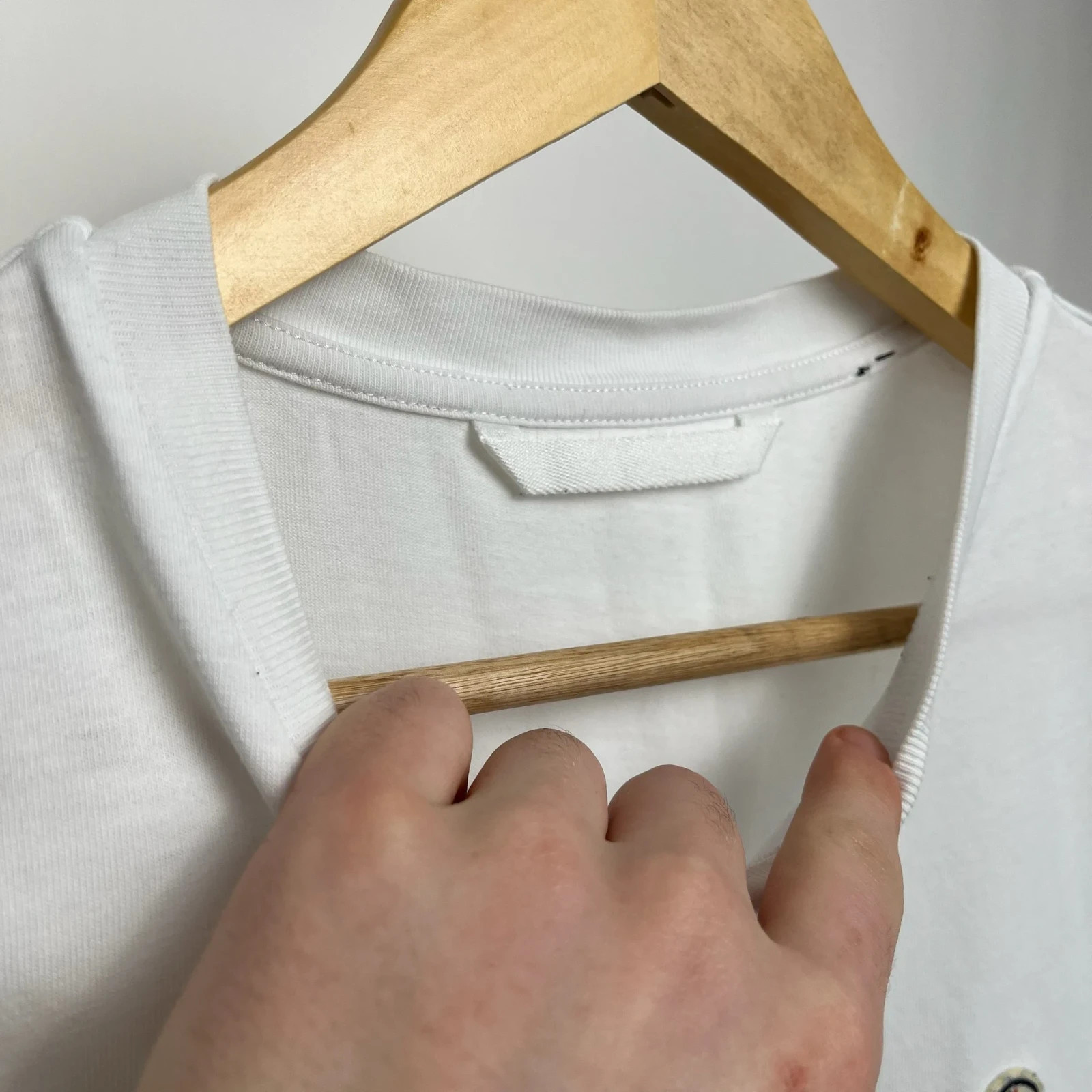 Moncler White T-Shirt image 6