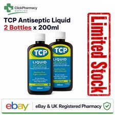 TCP Antiseptic Liquid Original 200ml x 2 | Expiry Date Feb 2028 | UK Pharmacy
