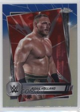 2025 Topps Chrome WWE Red & Blue Refractor Ridge Holland #82 0a8d