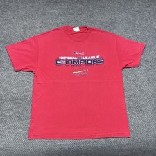 Vintage St. Louis Cardinals National League Champions T-Shirt XL RARE MENS RED