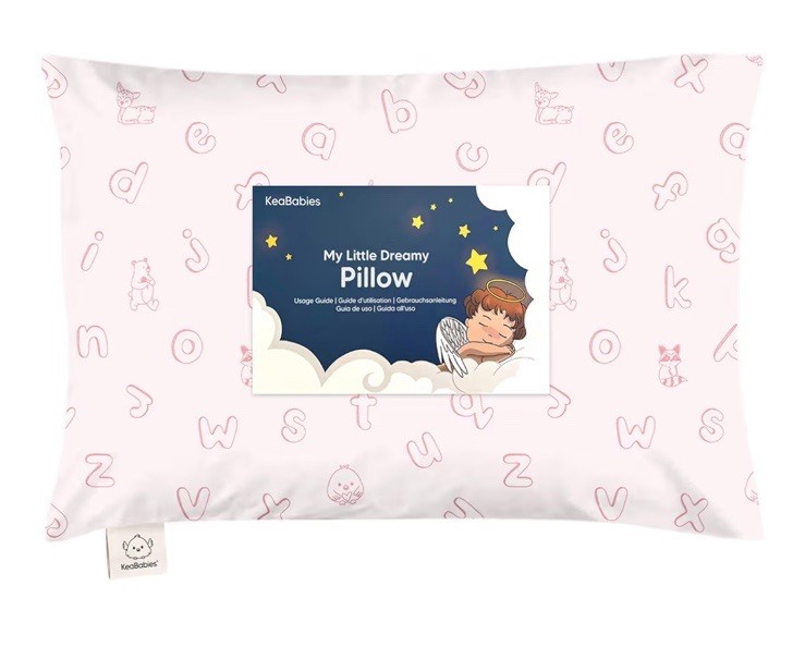 Toddler Pillow with Pillowcase - 13x18 My Little Dreamy Kids Travel Bed Pillows