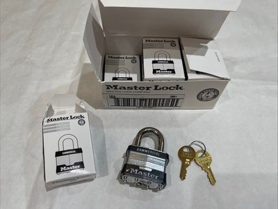 Master Lock 1KA 2001 Keyed Alike Padlock (6-Pack) NEW in Box