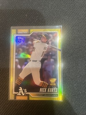 2026 Topps Series 1 Nick Kurtz  Yellow Foil /399