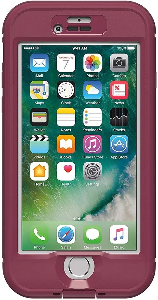 LifeProof NÜÜD Apple iPhone 7 Plum Reef Waterproof Case Screenless – New - Image 4 of 4