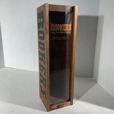 Booker's Small Batch Bourbon Collection Sliding Window *Empty* Wooden Box