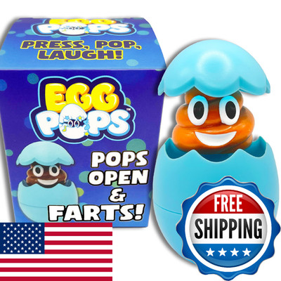 Egg Pops Farting Toy   Pops Up & Farts, Easter Basket Stuffers for Teens & Kids,