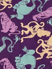 Lularoe Disney TC Leggings- NWOT- Aladdin- Purple with Genie, Abu, and Raja