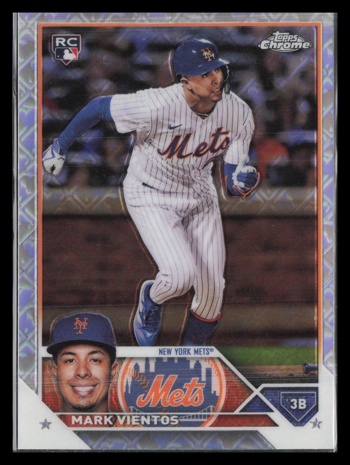 Mark Vientos 2023 Topps Chrome Logofractor Edition #8