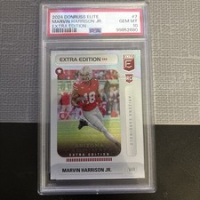 2024 Panini Donruss Elite #7 Marvin Harrison Jr. Extra Edition PSA 10 RC