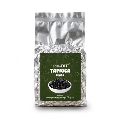 Tapioka Perlen Schwarz 2kg   Bubble Tea Boba Pearls