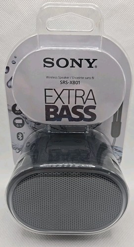 Sony XB01 Extra Bass Tragbarer Bluetooth Lautsprecher - Schwarz - Neu VERSIEGELT