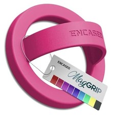 Magnetic Phone Grip Holder Compatible with MagSafe Thin Silicone Dark Pink