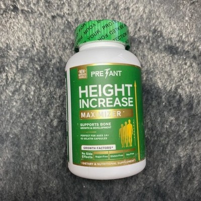 PRETANT Height Increase Maximizer Bone Growth Development 62 Capsules New Sealed