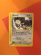 Pokémon TCG Meowth #121 Expedition Base Set Nm Vintage 2002 WOTC on eBay