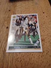 Bobby Hebert New Orleans Saints AUTO Signed 1993 Upper Deck NW Louisiana State