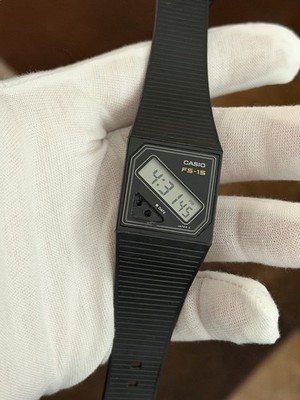 Rare Vintage Casio FS-15 Men s Digital Sports Film Watch Module 682 JDM 1980s