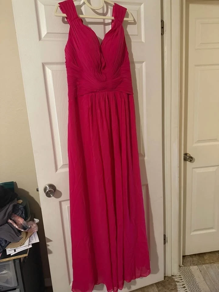 ebay pink bridesmaid dresses Elegant Satin Mermaid Sweetheart Split Pink Long Bridesmaid Dresse,MBD   Musebridals