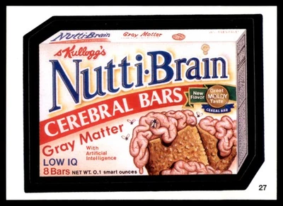 2004 Topps Wacky Packages All-New Series 1 #27 Nutti-Brain - Image 1 of 2