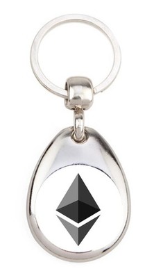 ETH Ethereum - Schlüsselanhänger aus Metall