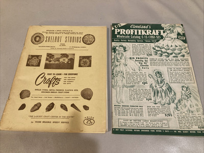 Vtg 1951-52 Craft Trade Magazine Catalog Shelart Studies Cleveland Profit Kraft