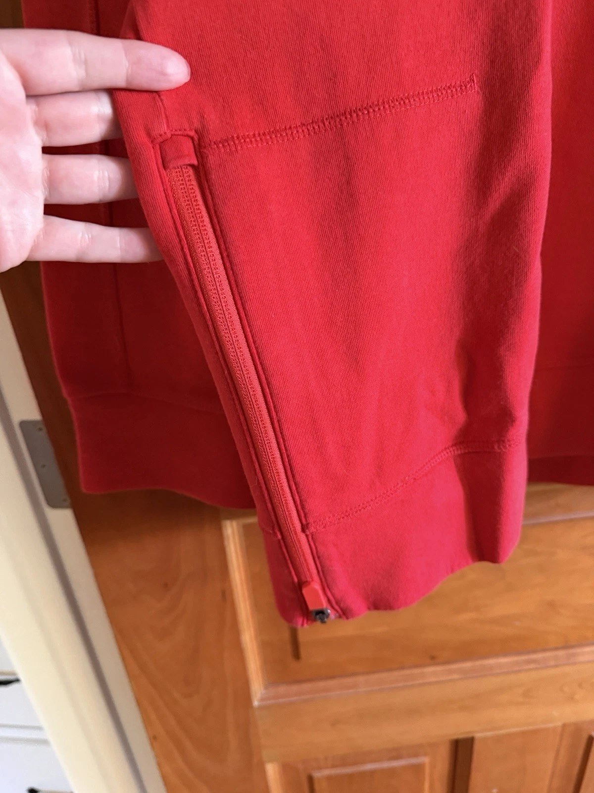 Apple Employee Issued Jacket 1/4 Zip Adult  XL  Red image 4