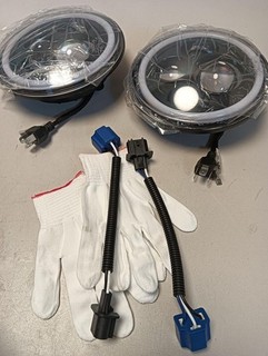 CO LIGHT 7 zoll LED scheinwerfer 150000LM E geprüft mit Abblendlicht Fernlicht