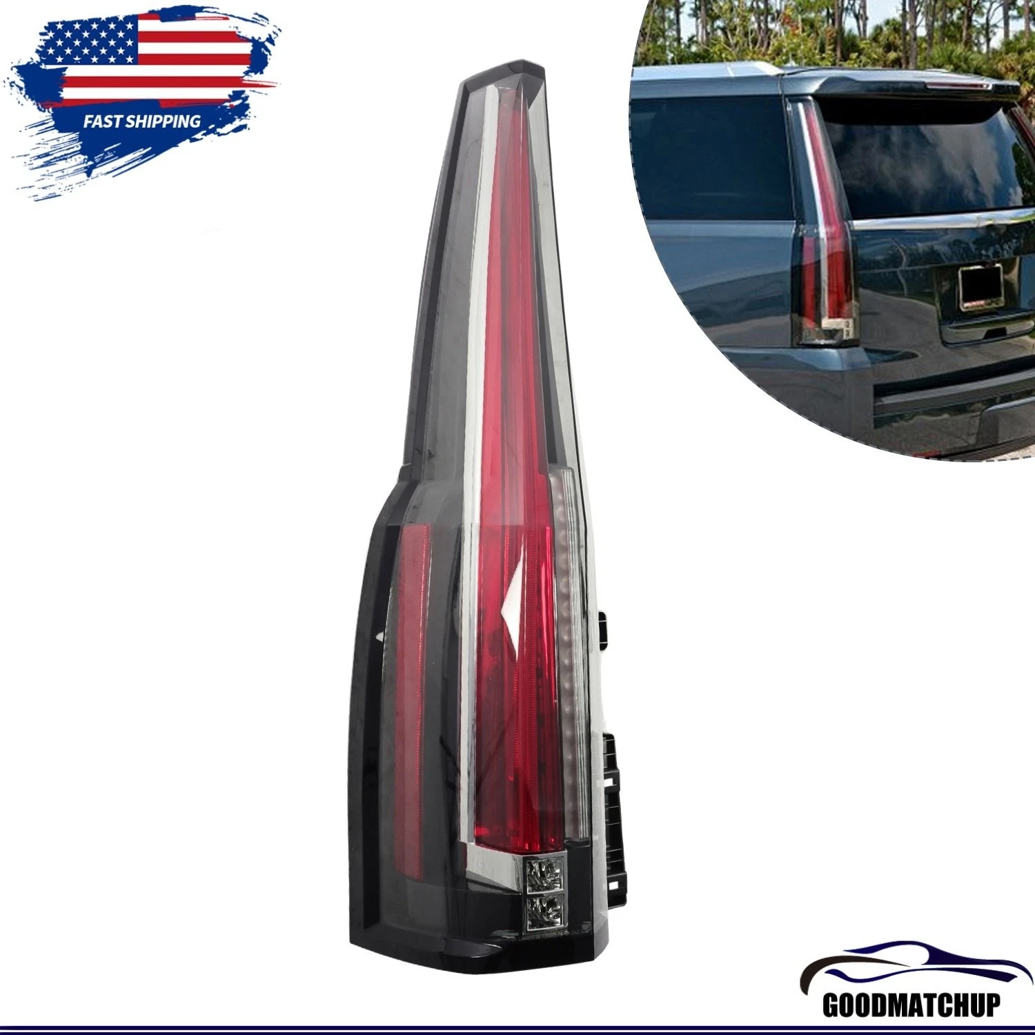 For 2015-2020 Cadillac Escalade ESV Full LED Tail Light Brake Lamp Driver Side
Opens in a new window