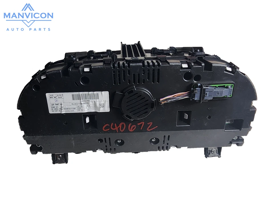 Land Rover Range Rover Evoque 2017 velocímetro instrumental KPH 155K clúster OEM Foto 4 de 4