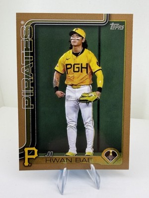 2025 TOPPS UPDATE BASEBALL GOLD /2025 JI HWAN BAE PIRATES #US64