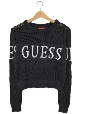GUESS Pull tricoté Dames Pull T EU 36 noir style décontracté - Photo 1/4