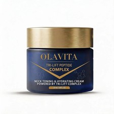 Fhjkuy Olavita Tri-Lift Peptide Cream, Neck Firming Cream 50ml