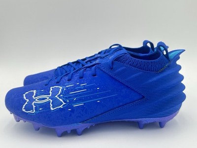 Under Armour Blur 2 MC Suede Men's Size 8 Blue Football Cleats