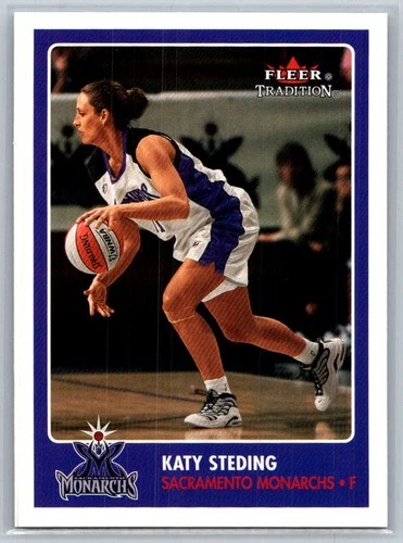2001 Fleer Tradition WNBA Basketball #50 Katy Steding - VG - Sacramento Monarchs