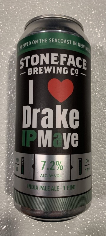 NFL I LOVE DRAKE MAYE IPA CRAFT BEER CAN NEW ENGLAND PATRIOTS FOOTBALL SPORTS