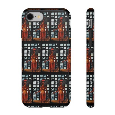 Surreal Collage Tough Phone Case for iPhone & Google Pixel   Bold Art Design