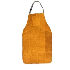 Cowhide Leather Welding Apron 105x65cm for Welders Heat and Spark Protection