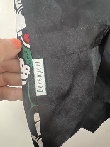 DAVENPORT Vintage 90s Disney Goofy Men’s Vest SIZE MEDIUM Waist Coat Satin - Imagen 6 de 9