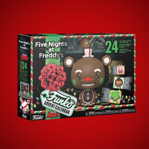 FNAF Funko Pop 24 Day Advent Calendar Five Nights at Freddy's Blacklight