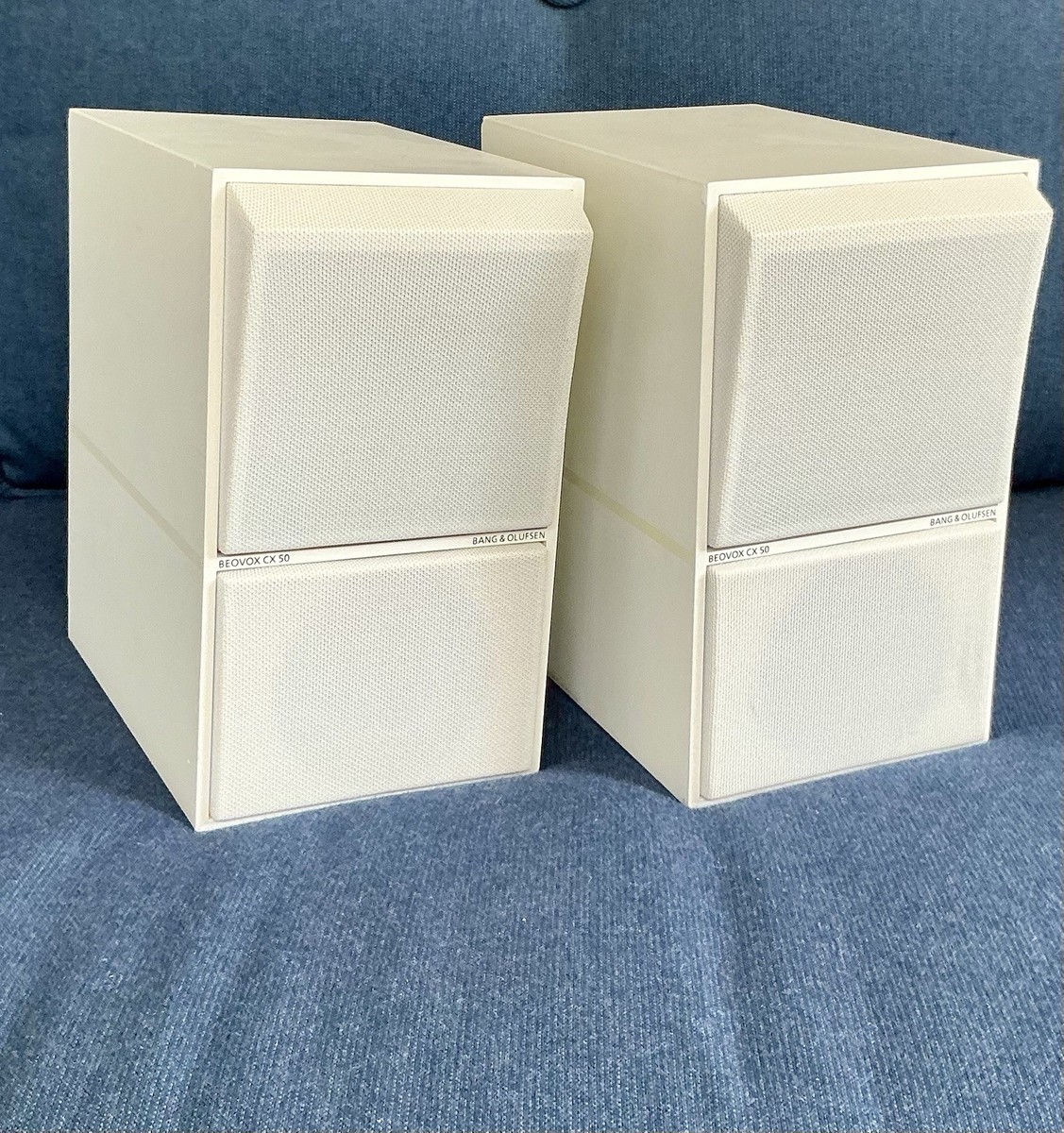 Pair of Bang & Olufsen Beovox CX50 White Speakers - Untested | eBay
