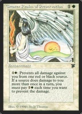 RUSH ENGLISH Legends - Greater Realm of Preservation [GUT] MTG magic LEG