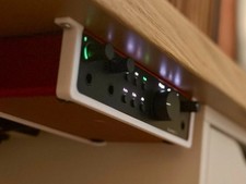 Under Desk Mounting Brackets for VOLT 2 INTERFACE Brackets Only New Black