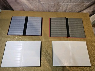 4 Empty Stamp Stock Books / Albums Good Condition Collectors Philately