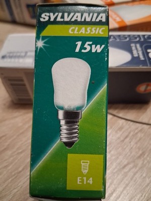 FRIDGE / FREEZER APPLIANCE LIGHT BULB 15W E14/SES PIGMY LAMP LIGHT BULB Sylvania