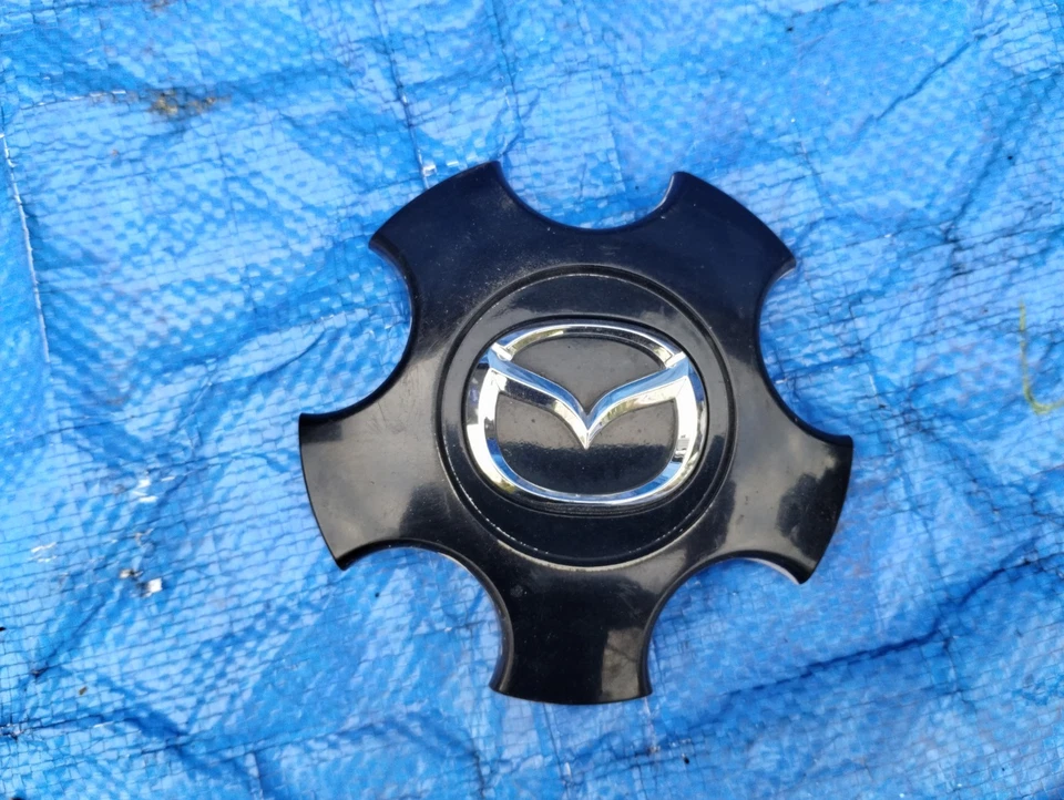 Mazda 6 2006 2007 2008 fabricante original negro y cromo tapa central de rueda de 18" usado Foto 4 de 4