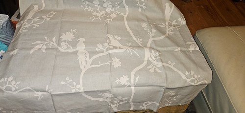 2 cuscini Ballard Designs standard finta vera chinois floreale spa OND19 nuovo uccellino - Foto 9 di 10
