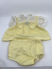 Vintage Cradle Togs Floral Embroidered Baby Dress