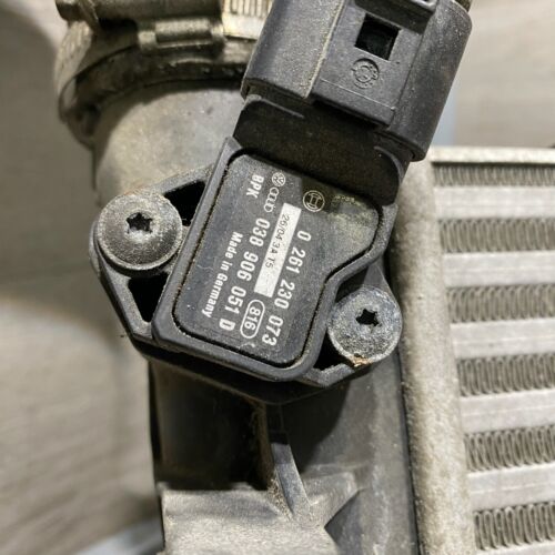 02-05 Audi A4 B6 1.8T Intercooler Turbo Air Exchanger With Map Sensor 8E0145805N - Picture 2 of 5