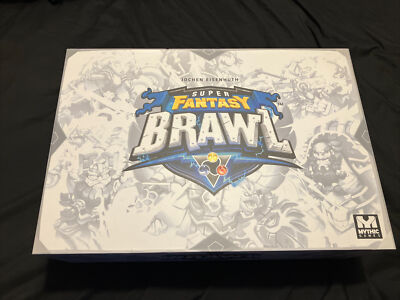 Super Fantasy Brawl Kickstarter Core Box + Neoprene Game Mat And Player Boards
