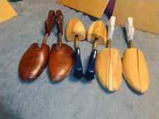 Mens 3 Pairs of Rochester Travel Tree Solid Split Toe Cedar Wood Shoe Trees LG
